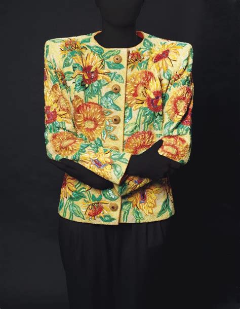 ysl sunflowers jacket